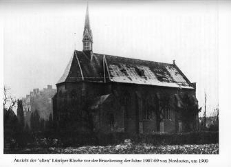 Alte Kirche Lürrip - vor 1909 (c) Pfarre Lürrip